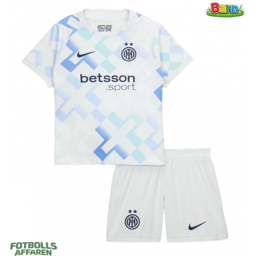 Inter Milan Bortaställ Barn 2025-26 Kortärmad (+ Korta byxor)